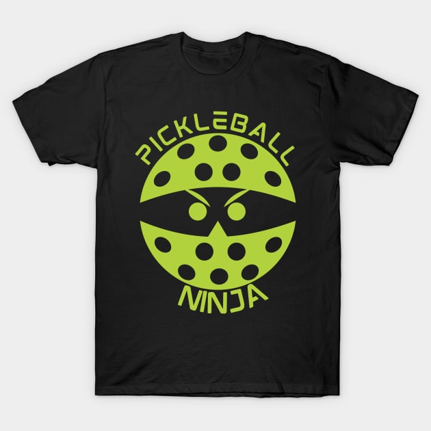 Pickleball Ninja - light green T-Shirt by FK-UK